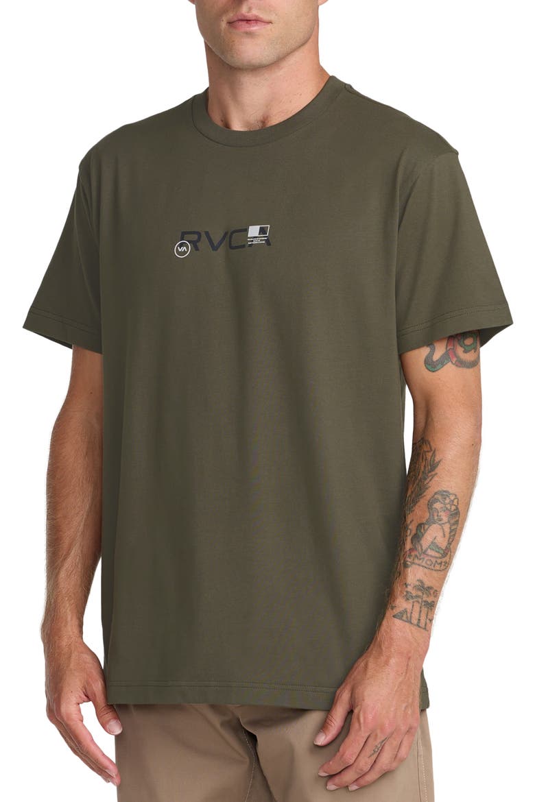 Small Icons Cotton Graphic T-Shirt, Alternate, color, FATIGUE