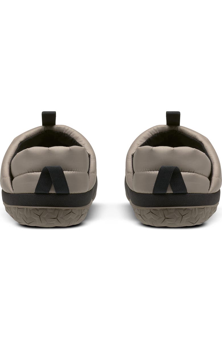 The North Face Nuptse Down Slipper, Alternate, color, Mushroom Grey/ Mocha Brown