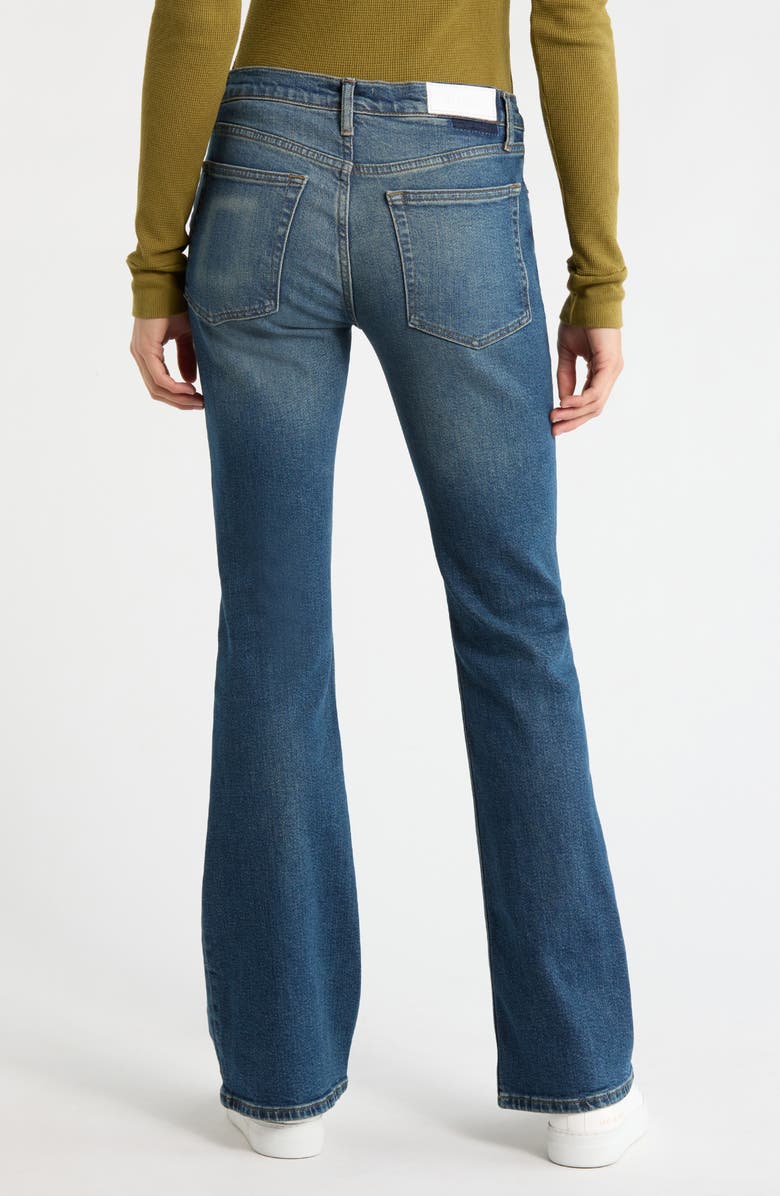 Re/Done Low Rise Micro Bootcut Jeans, Alternate, color, Smoke Water