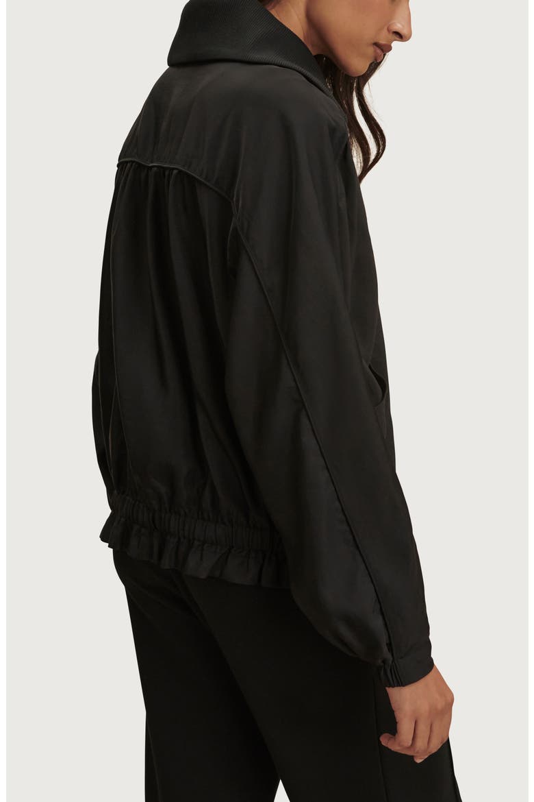 Lotta Blouson Jacket, Alternate, color, BLACK