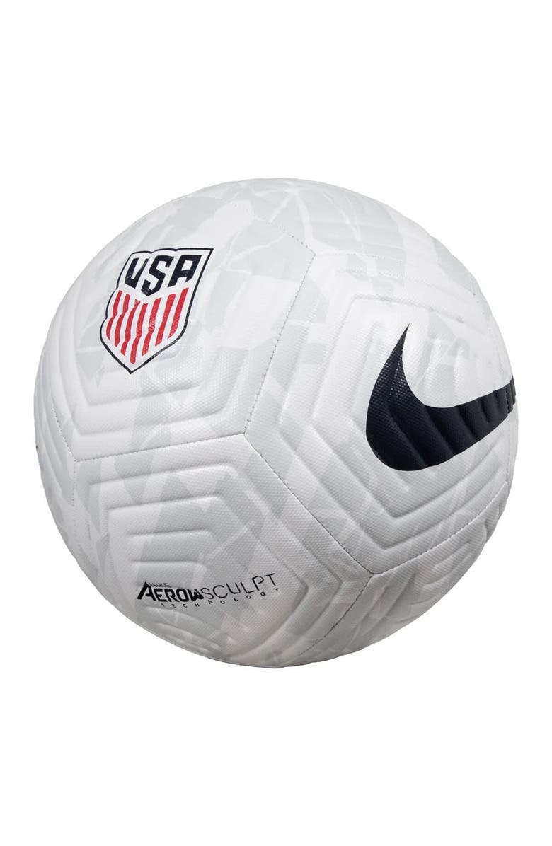 Nike USMNT 2025 Academy Soccer Ball, Main, color, White