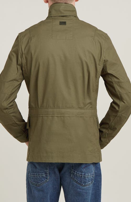 G-star Rovic Slim Fit Water Repellent Field Jacket In Shadow Olive