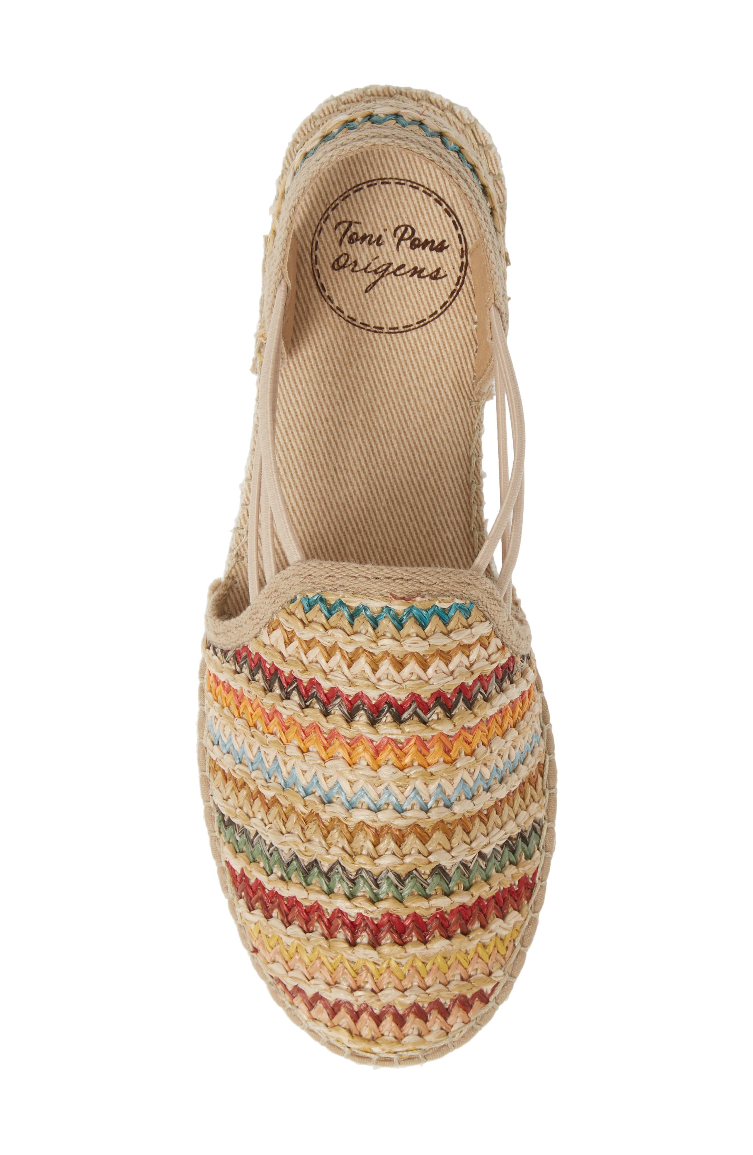 Toni Pons Noa Espadrille Flat, Alternate, color, Multi Fabric