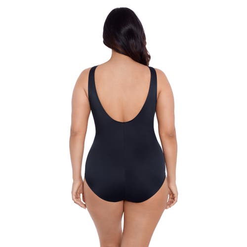Trimshaper Addison Surplice One-piece Swimsuit
