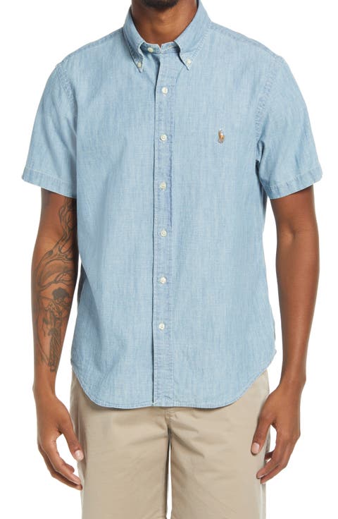Ralph Lauren Classic Fit Short Sleeve Button-Down Shirt
