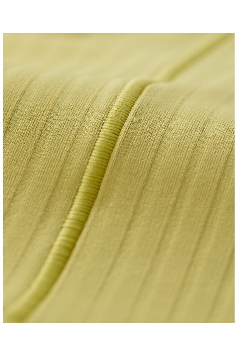Modern Rib Mock Neck Knit Top, Alternate, color, CHARTREUSE