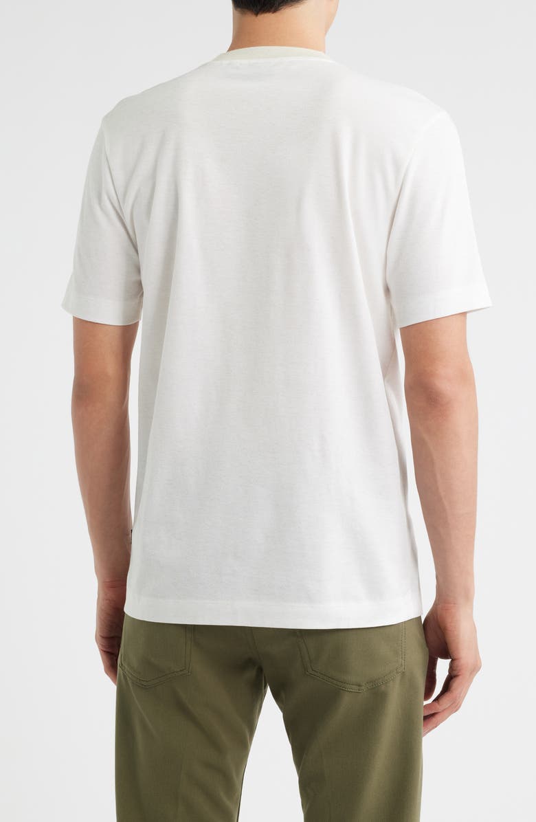 BOSS Thompson Cotton T-Shirt, Alternate, color, Open White