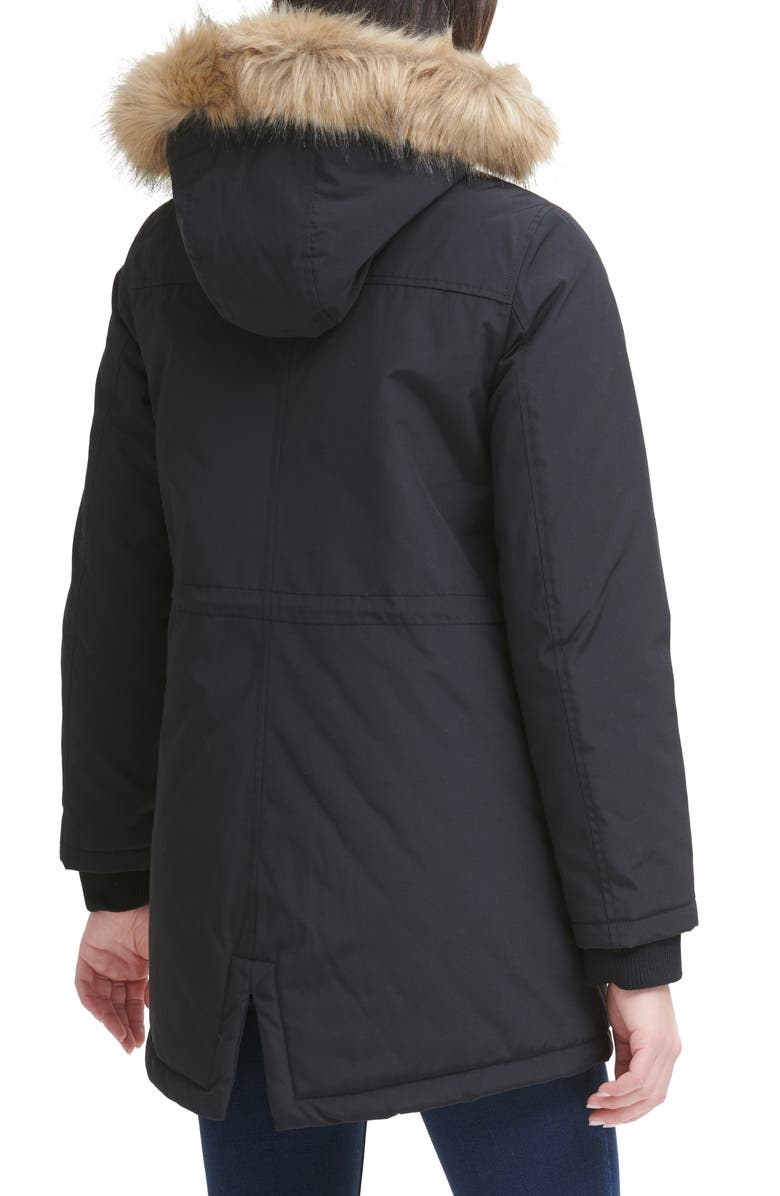 Levi's<sup>®</sup> Arctic Cloth Water Resistant Hooded Parka with Removable Faux Fur Trim, Alternate, color, 