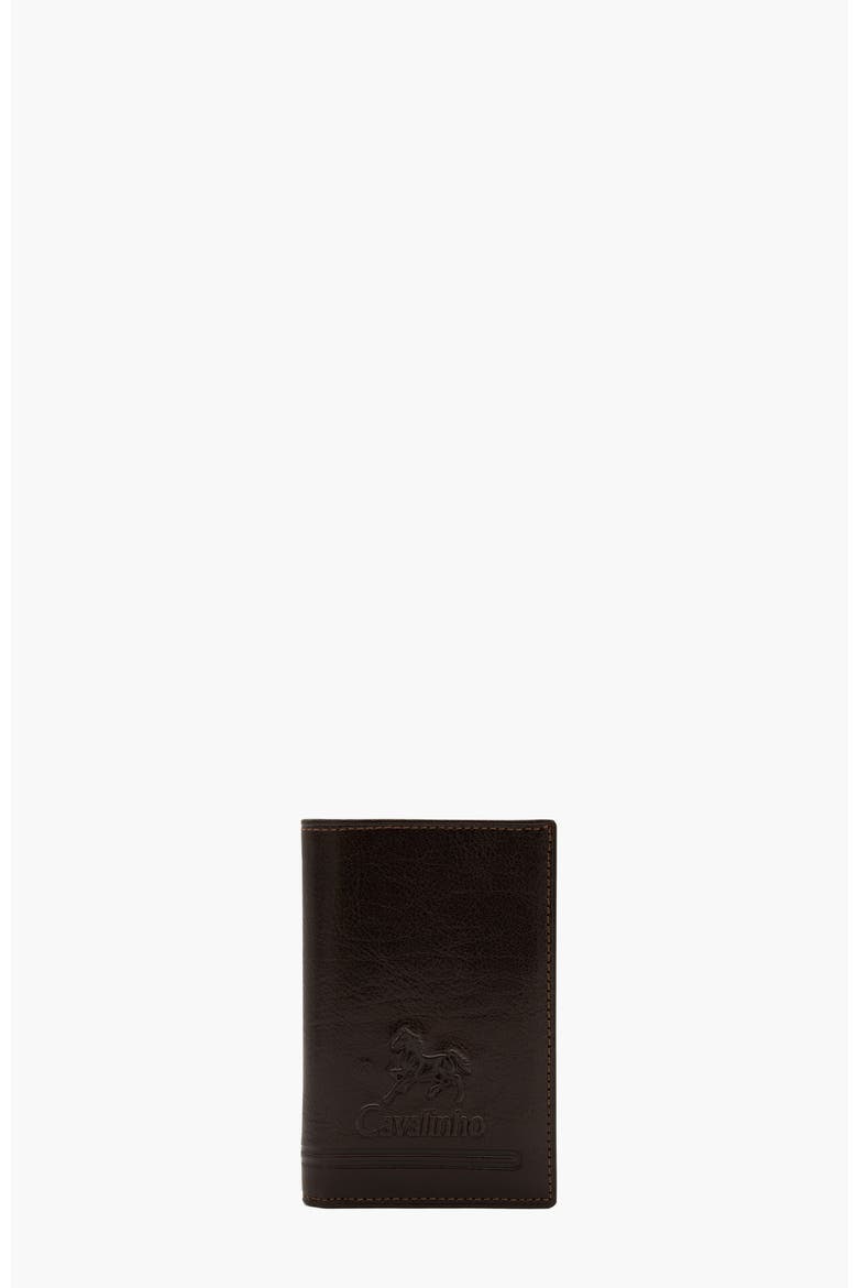 Gentleman Bifold Leather Wallet 552, Main, color, Brown