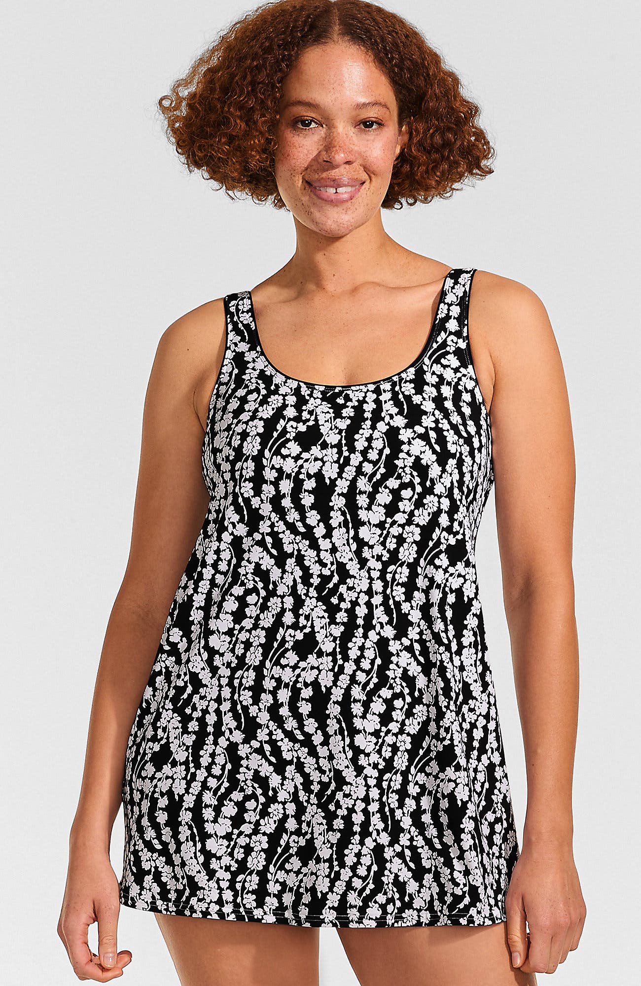 Black/White Vine Floral