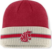 TOP OF THE WORLD Men's Top of the World  Crimson Washington State Cougars Silas Cuffed Knit Hat