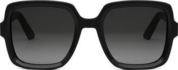 DIOR 'DiorMidnight S4I 54mm Square Sunglasses | Nordstrom