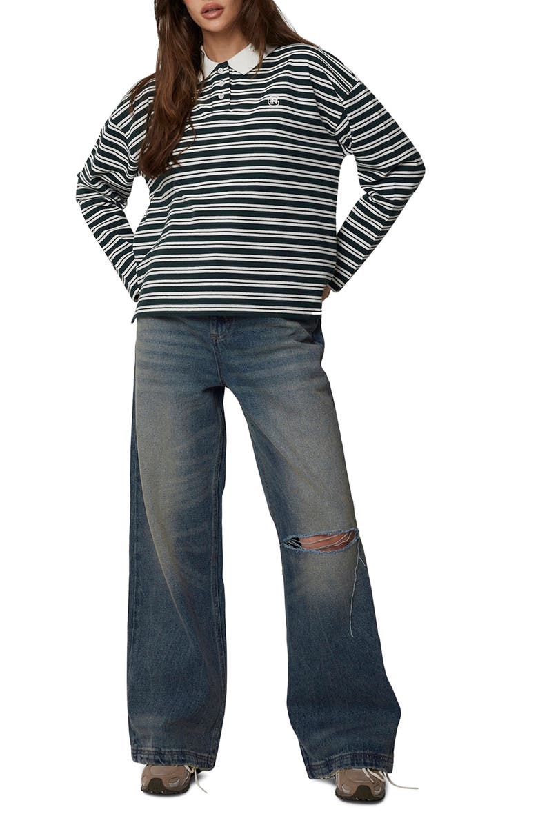 Good For Nothing Denim Ripped Jean, Alternate, color, Medium Blue