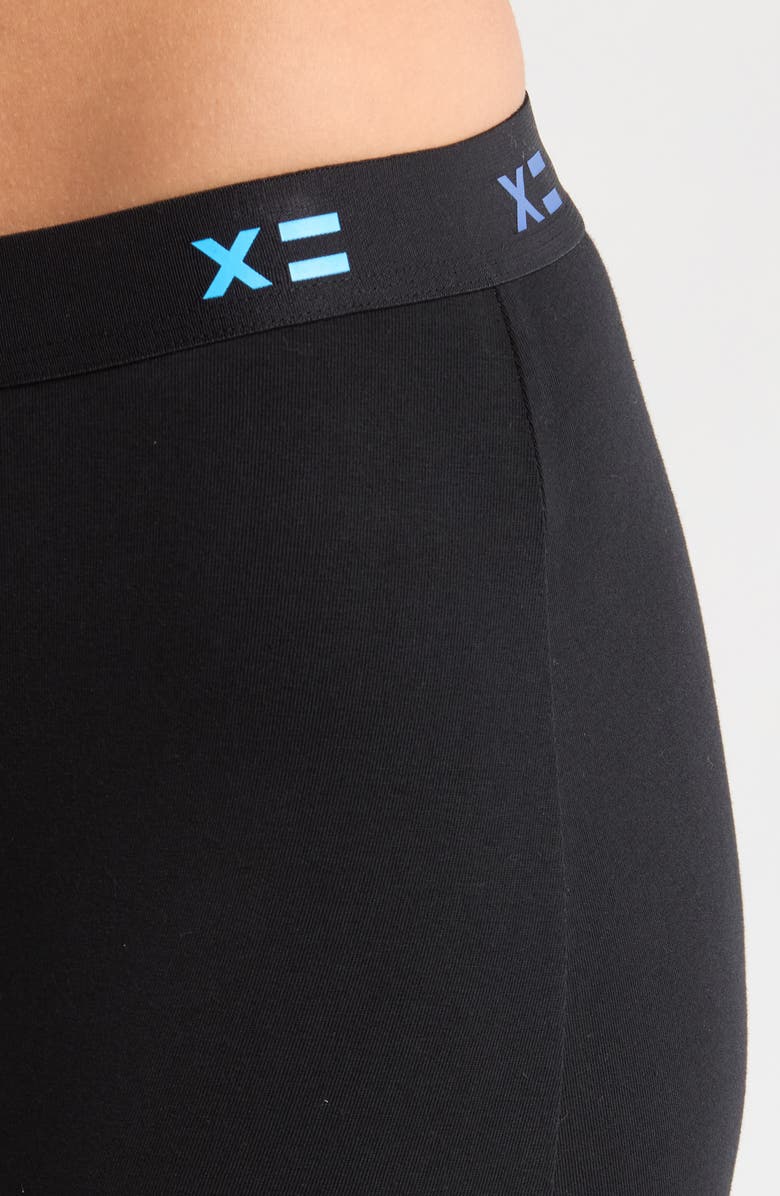 TomboyX Gender Inclusive 9-Inch Boxer Briefs, Alternate, color, Black X Rainbow