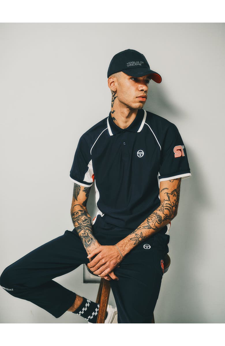 Sergio Tacchini Macchina Polo, Alternate, color, Maritime Blue