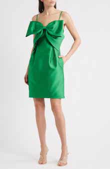 Bow Mikado Cocktail Dress