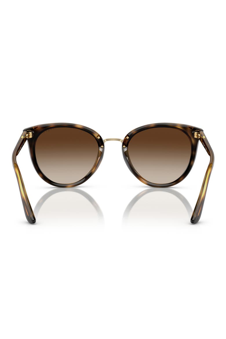 VO5230S 54mm Gradient Butterfly Sunglasses, Alternate, color, DARK HAVANA / BROWN GRADIENT