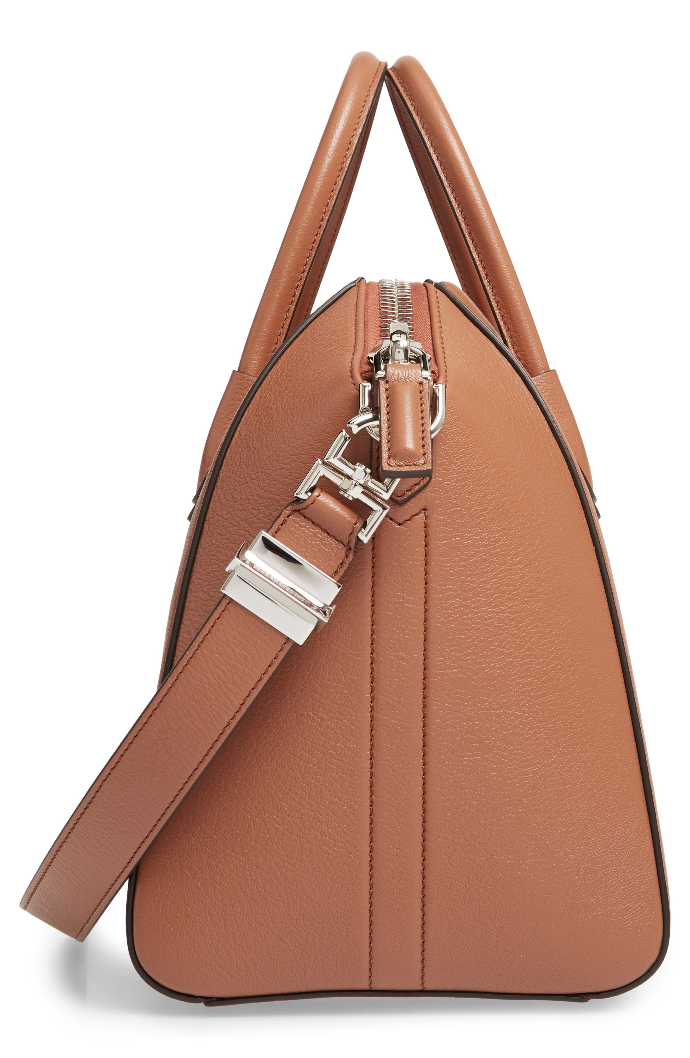 Givenchy Medium Antigona Sugar Leather Satchel, Alternate, color, 
