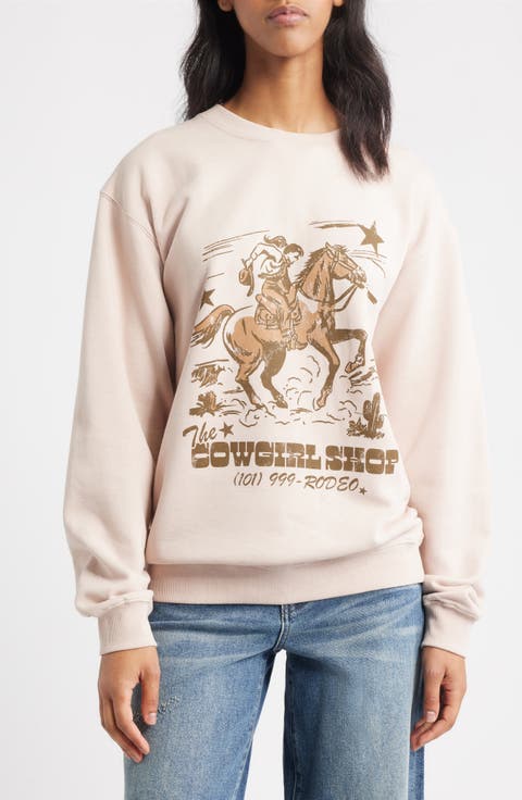 Cowgirl Shop Graphic Sweatshirt