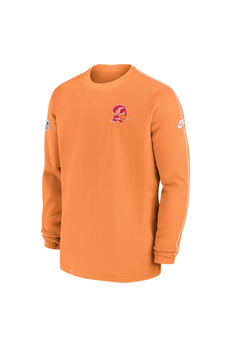 Men's Nike Orange Tampa Bay Buccaneers Alternate Logo Coach Long Sleeve Top, Alternate, color, Orange