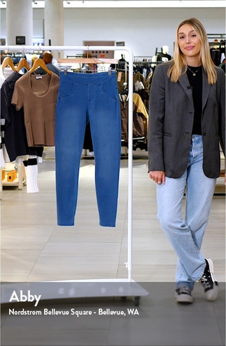 Game Changing Seamless Denim Leggings, sales video thumbnail