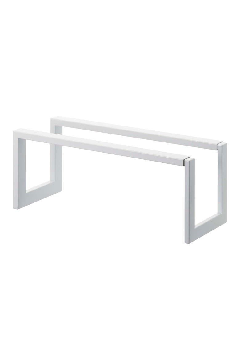 Adjustable Shoe Rack, Main, color, WHITE