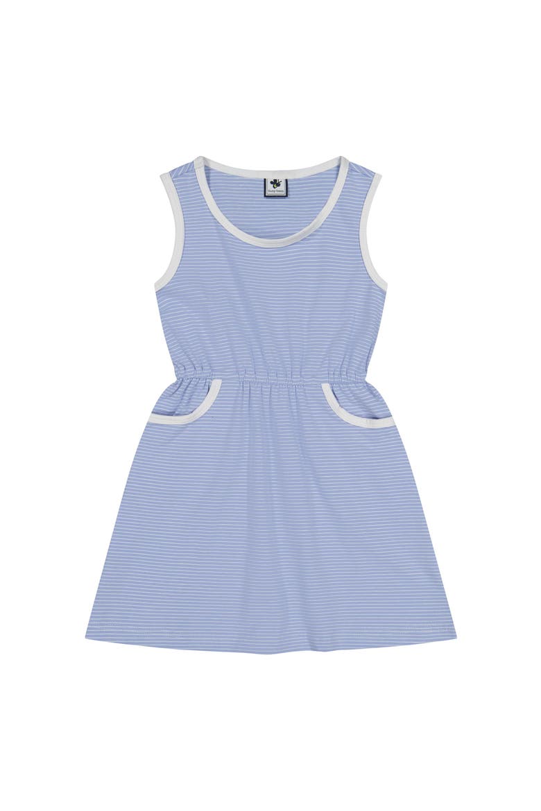 Ruby Pocket Dress Cornflower Blue  Mini Stripe, Main, color, Cornflower Blue Mini Stripe