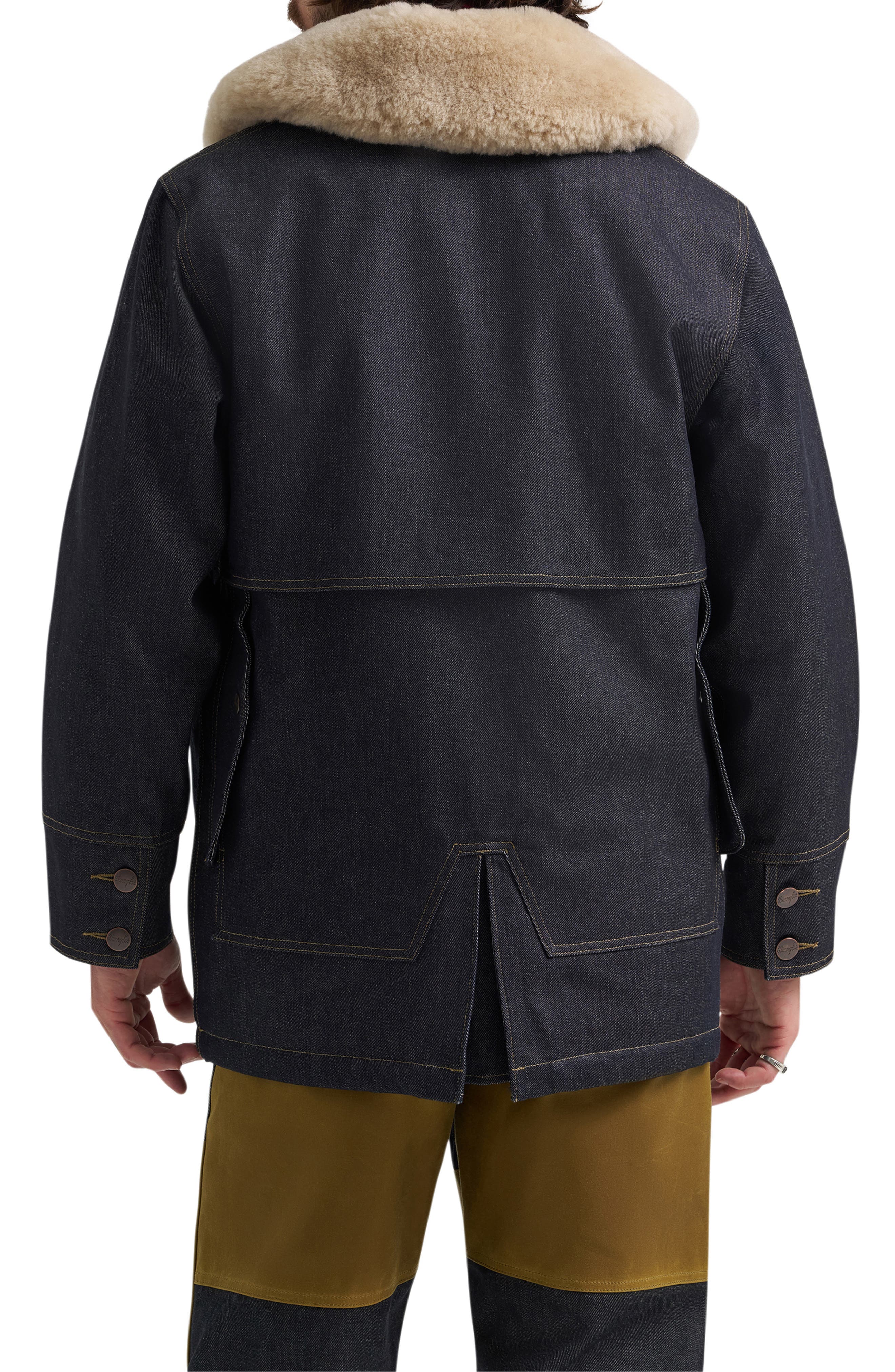 Filson X Wrangler Genuine Shearling Collar Packer Jacket - image 2