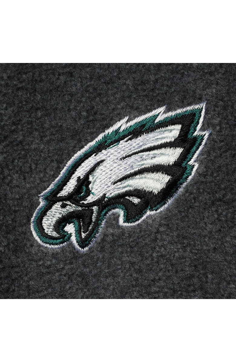 DUNBROOKE Men's Gray Philadelphia Eagles Houston Fleece Full-Zip Vest, Alternate, color, Gray
