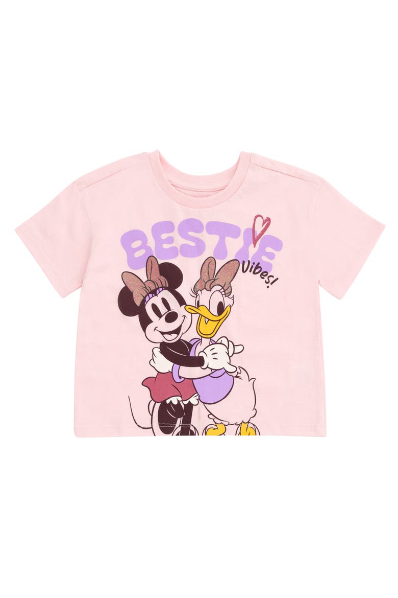 Minnie Mouse 2-Pack Short Sleeve T-Shirts, Alternate, color, Minnie Daisy Purple