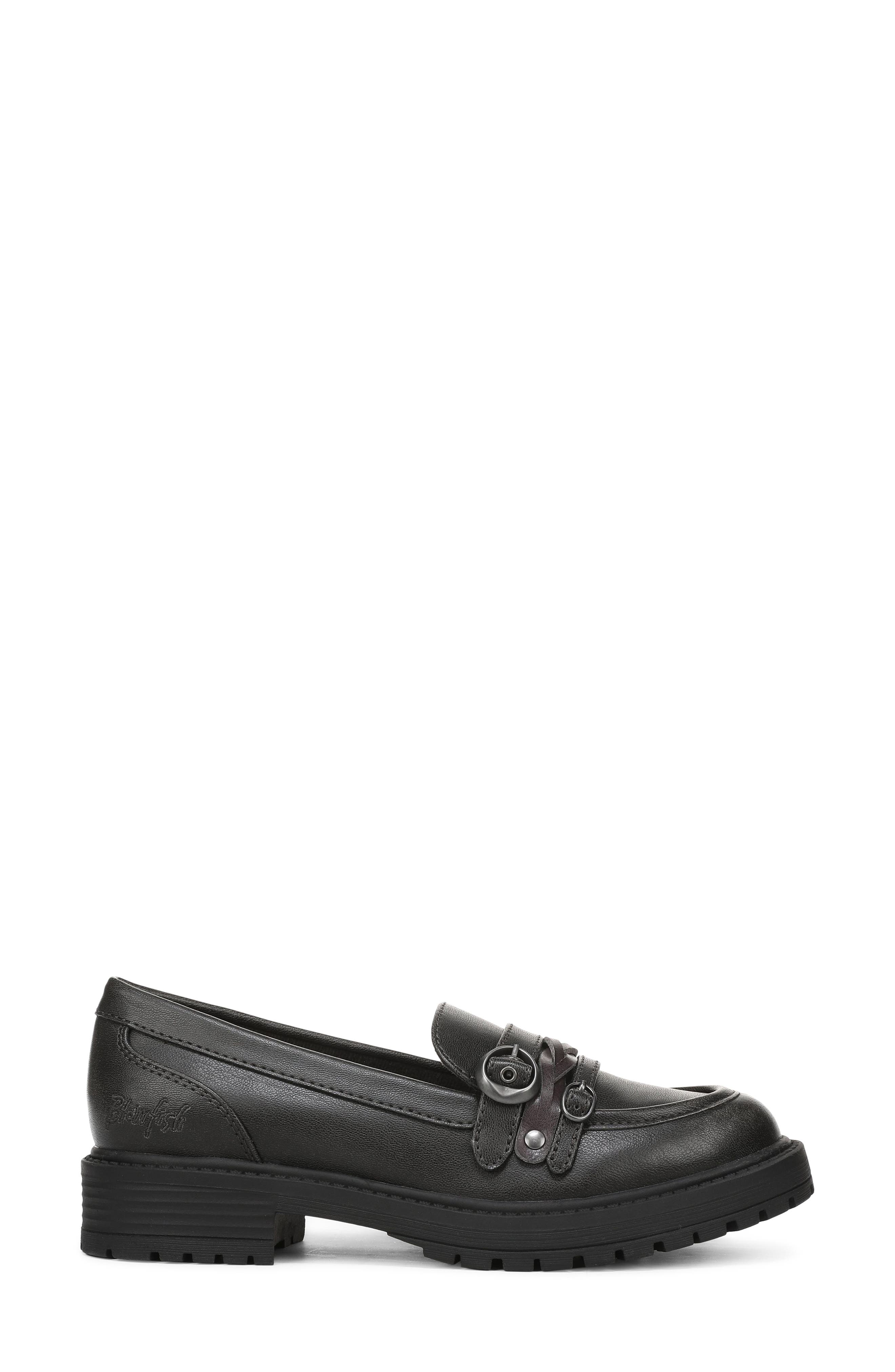 Asher Faux Leather Loafer, Alternate, color, CHARCOAL FAUX LEATHER