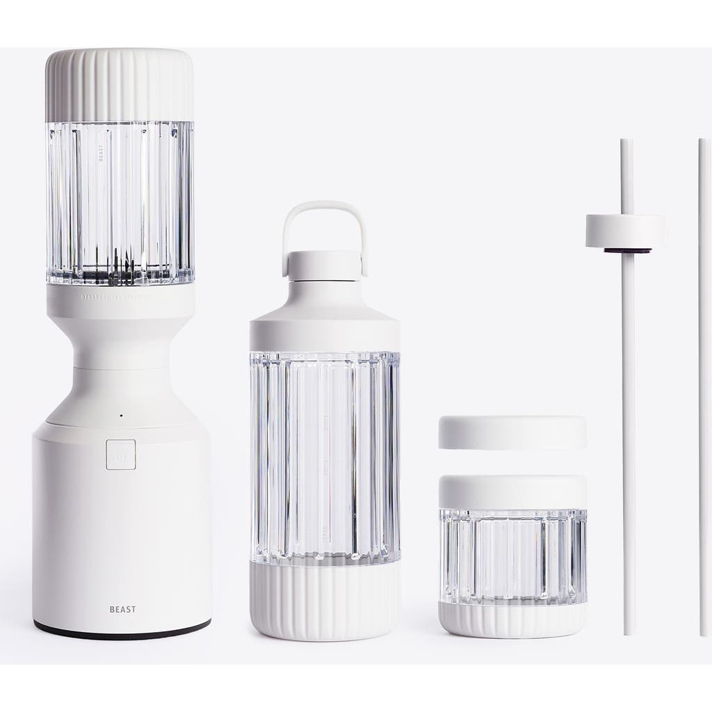 Beast Health Mega 1200 Blender Set In Cloud White