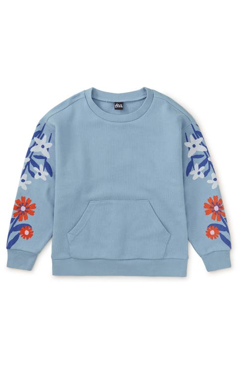 Floral Sleeve Kanga Popover