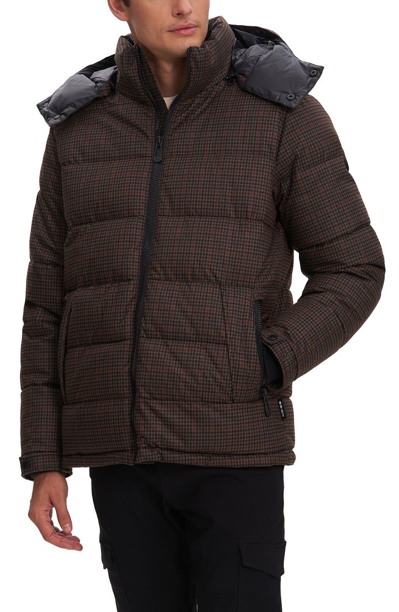 Noize River Short Puffer Jacket, Main, color,