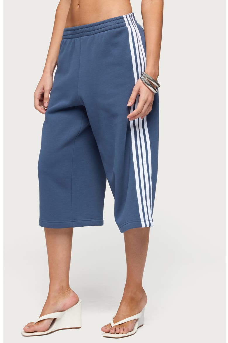 Uma Side Stripe Bermuda Shorts, Alternate, color, DARK-BLUE