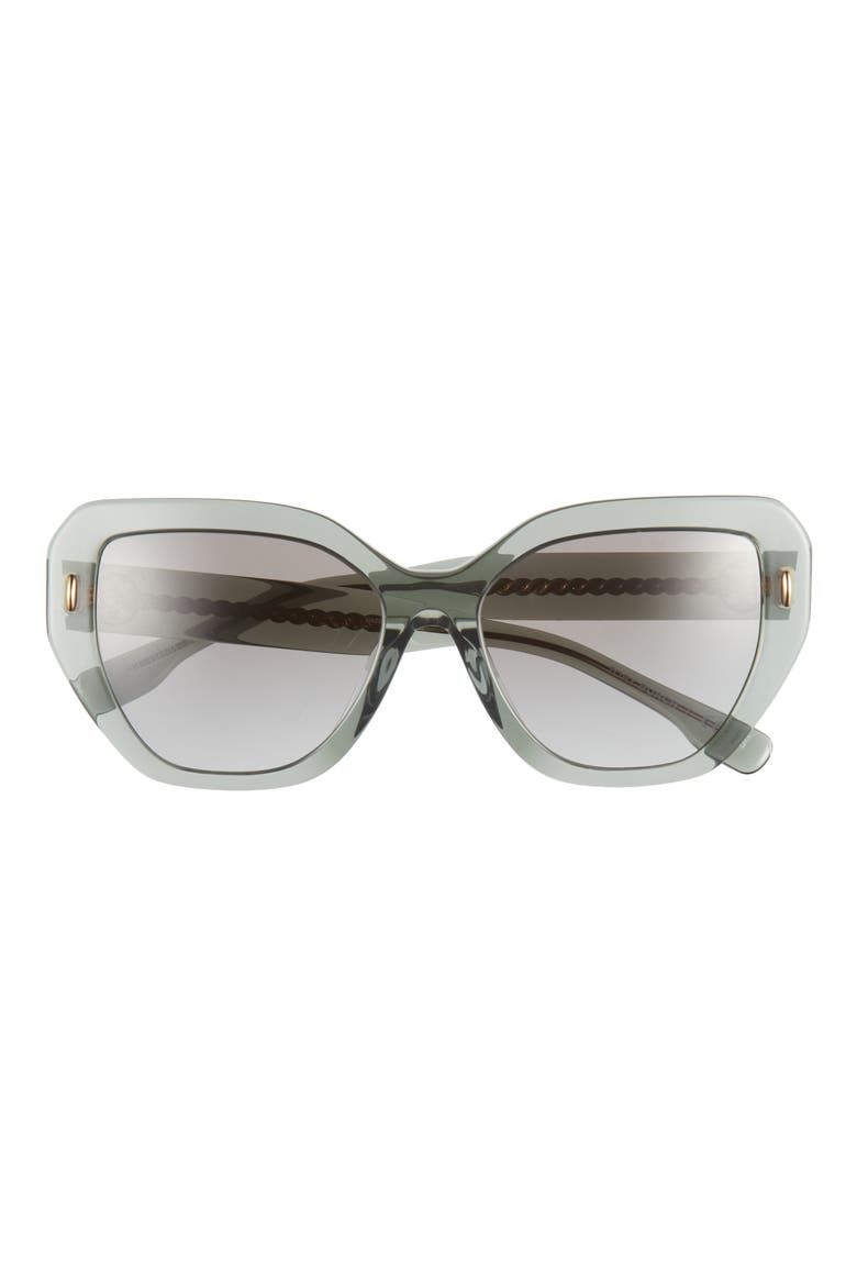 55mm Cat Eye Sunglasses, Main, color, GREY