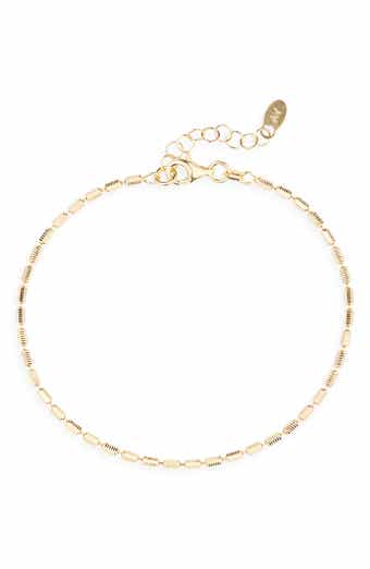 ARGENTO VIVO Diamond Cut Bar Line Bracelet