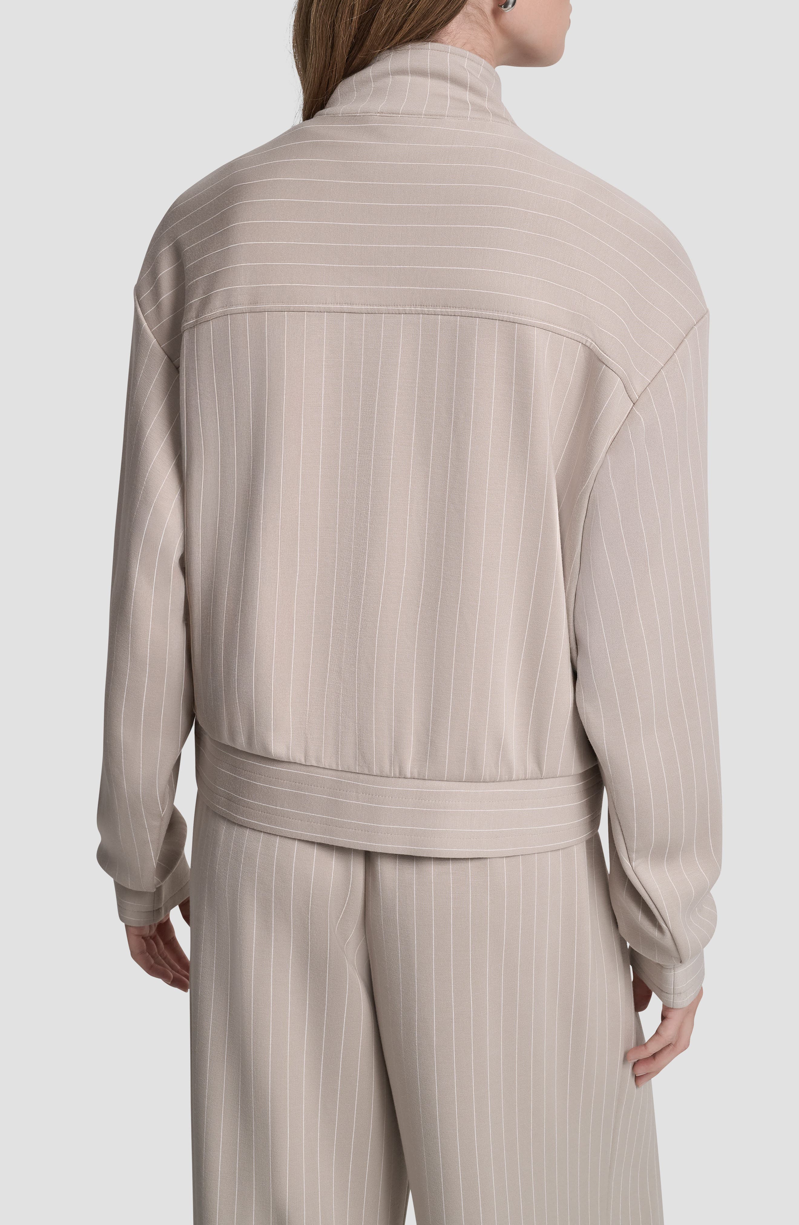 Pinstripe Zip Jacket - image 4