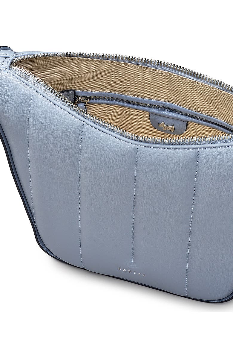 Radley Medium Oak Street Quilted Leather Tote, Alternate, color, Smoke Blue