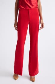 Alice + Olivia Teeny Low Rise Fit and Flare Pants