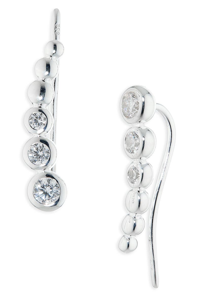 Tennis Ear Crawlers, Main, color, SILVER