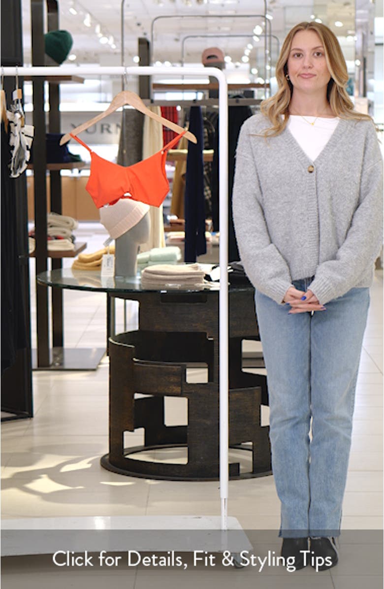 Red Camelia Praia Multifit Reversible Bikini Top, sales video thumbnail