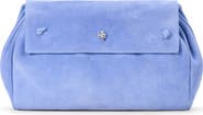 STAUD Cy Oversized Leather Clutch Bag