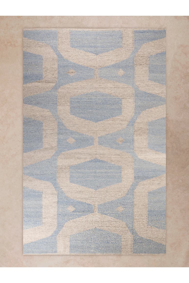 Simona Wool Rug, Main, color, Blue