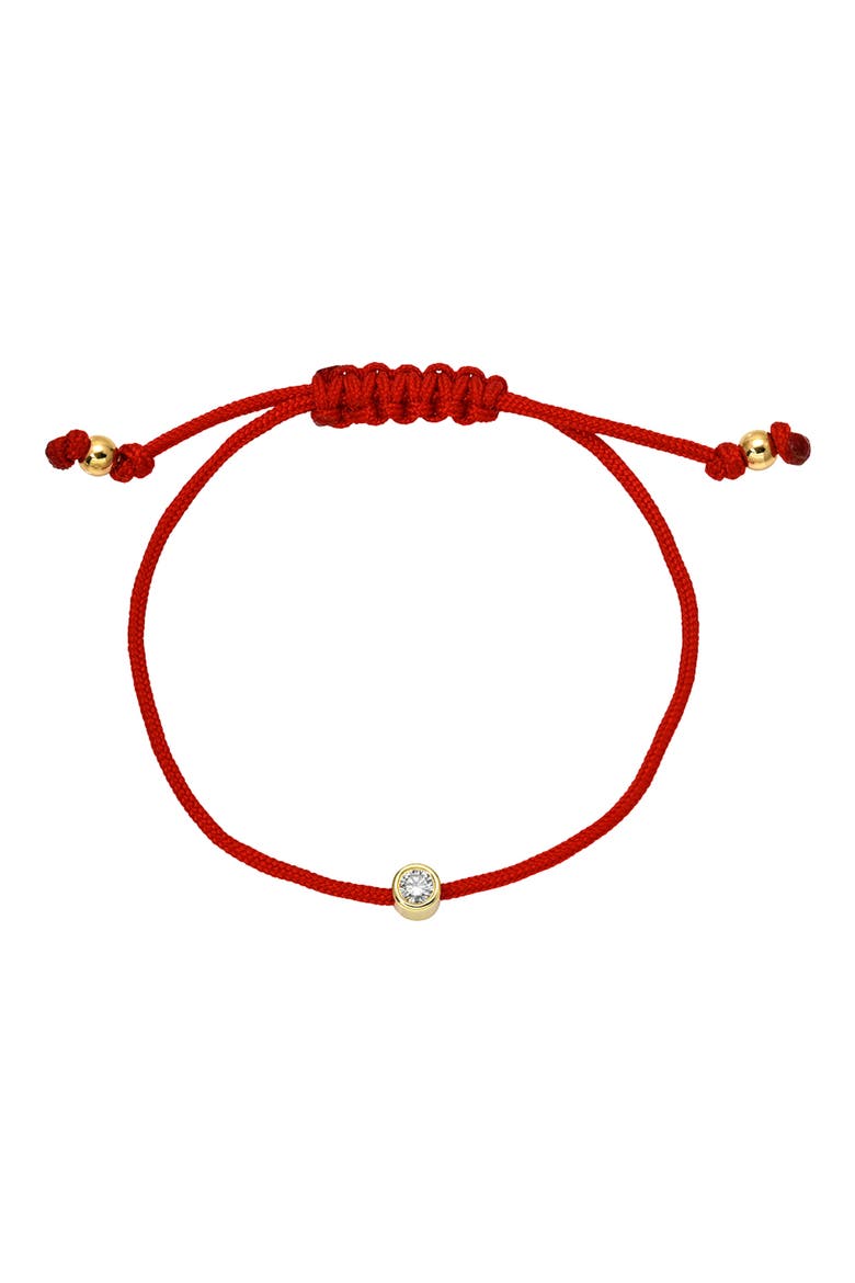Lab-Grown Diamond Fortune Bracelet, Main, color, RED