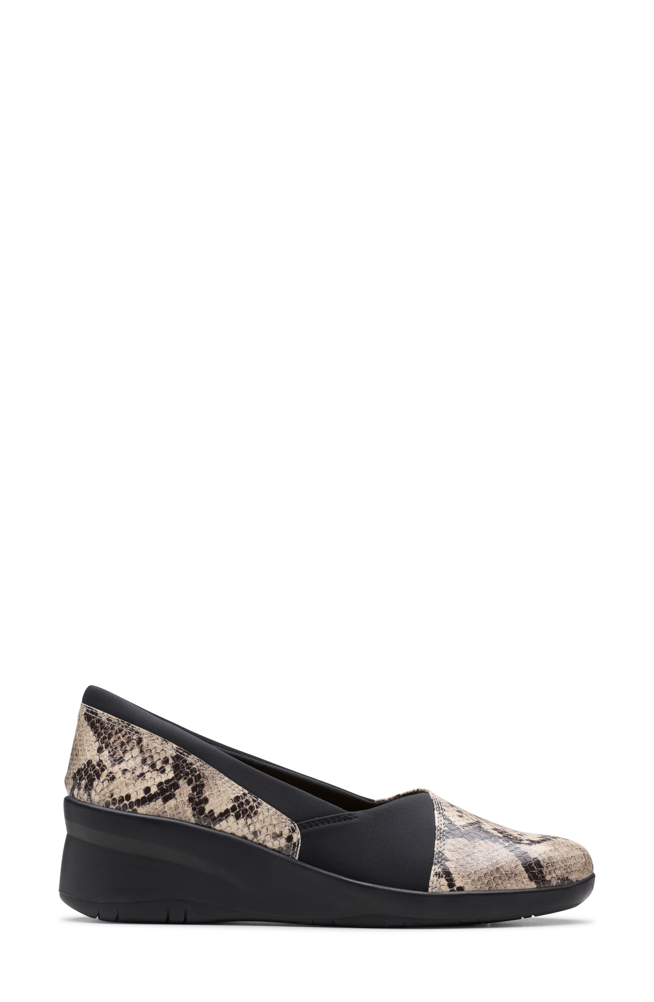 Clarks<sup>®</sup> Suttyn Walk Loafer, Alternate, color, Grey Snake