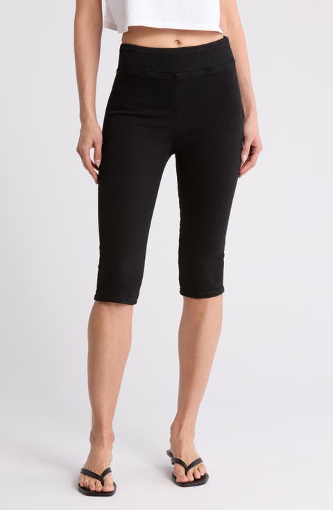 The Jetset Capri Pants (Sheen Noir)