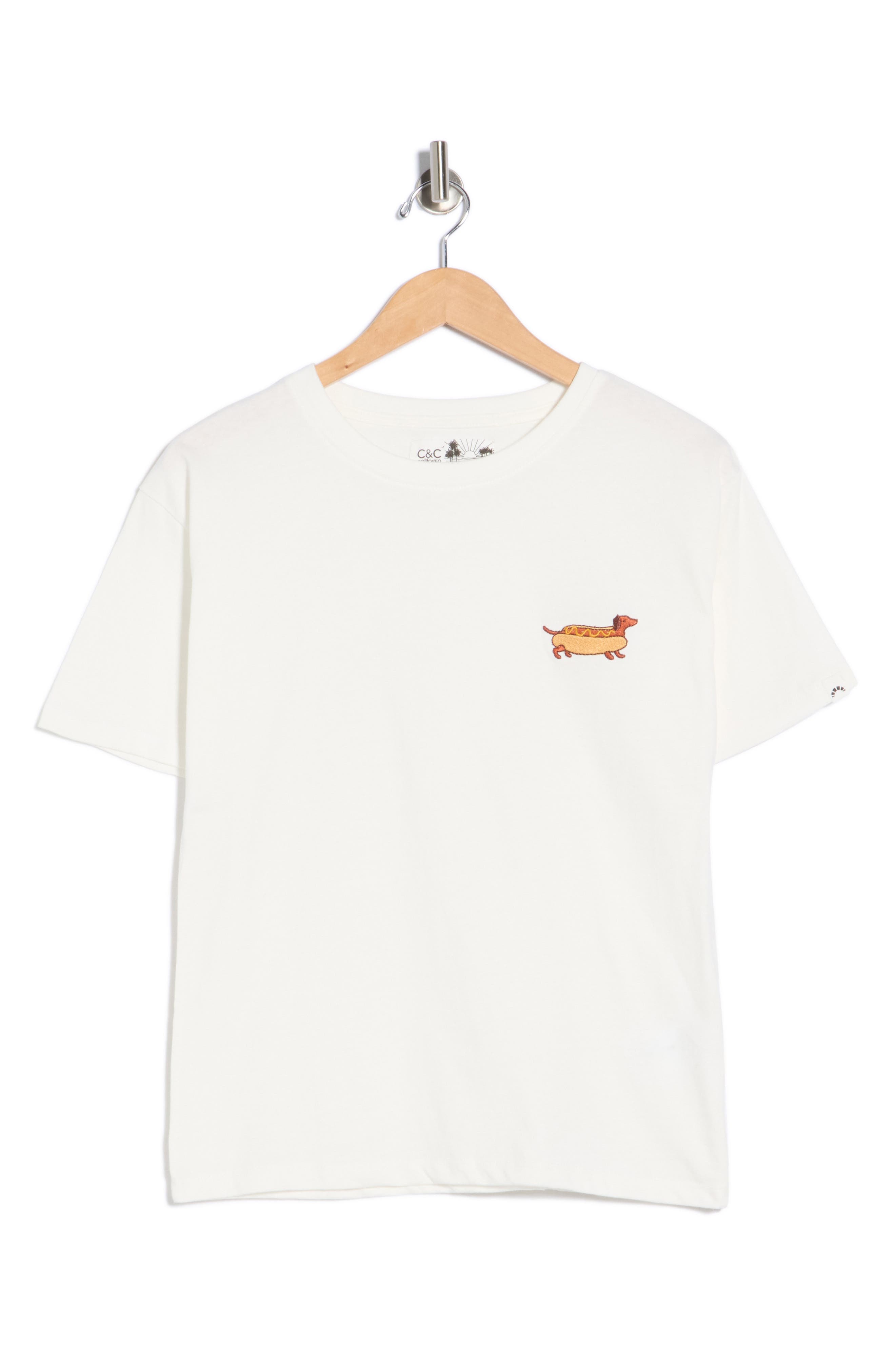 C & C California Toni Boxy Cotton Crop Tee