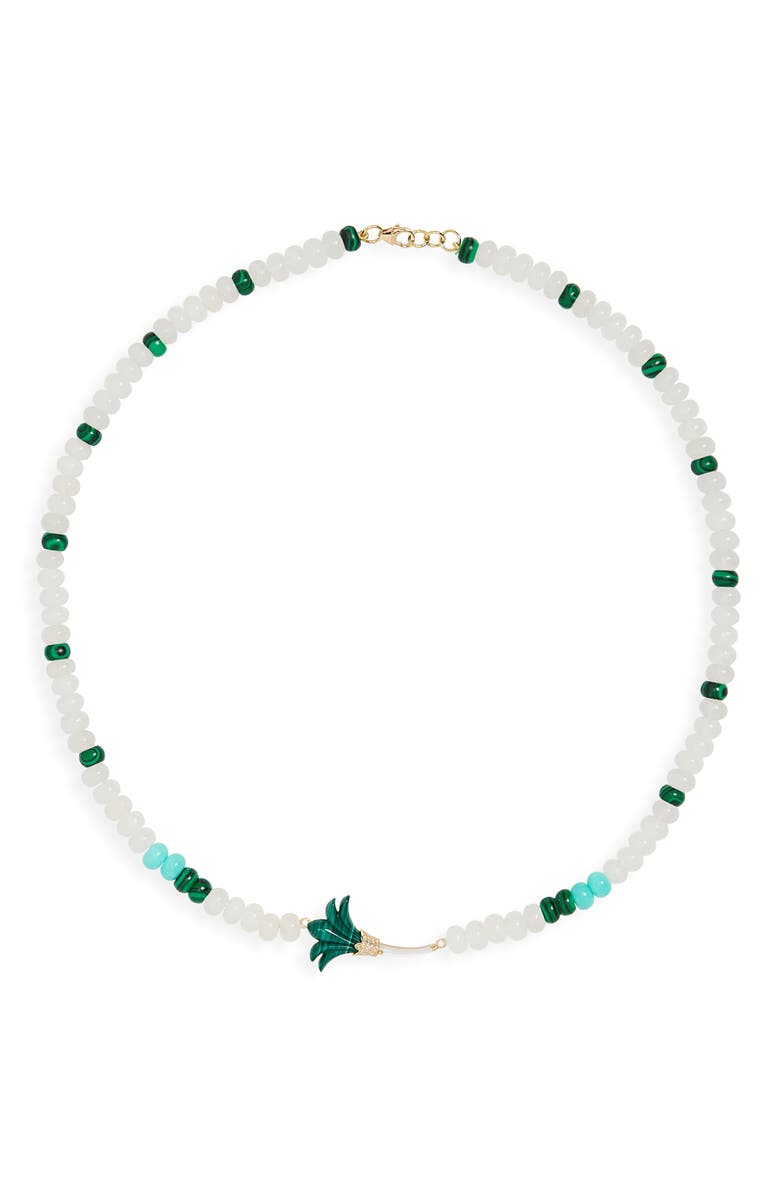 L'Atelier Nawbar Psychadeliah Beaded Necklace, Main, color, 