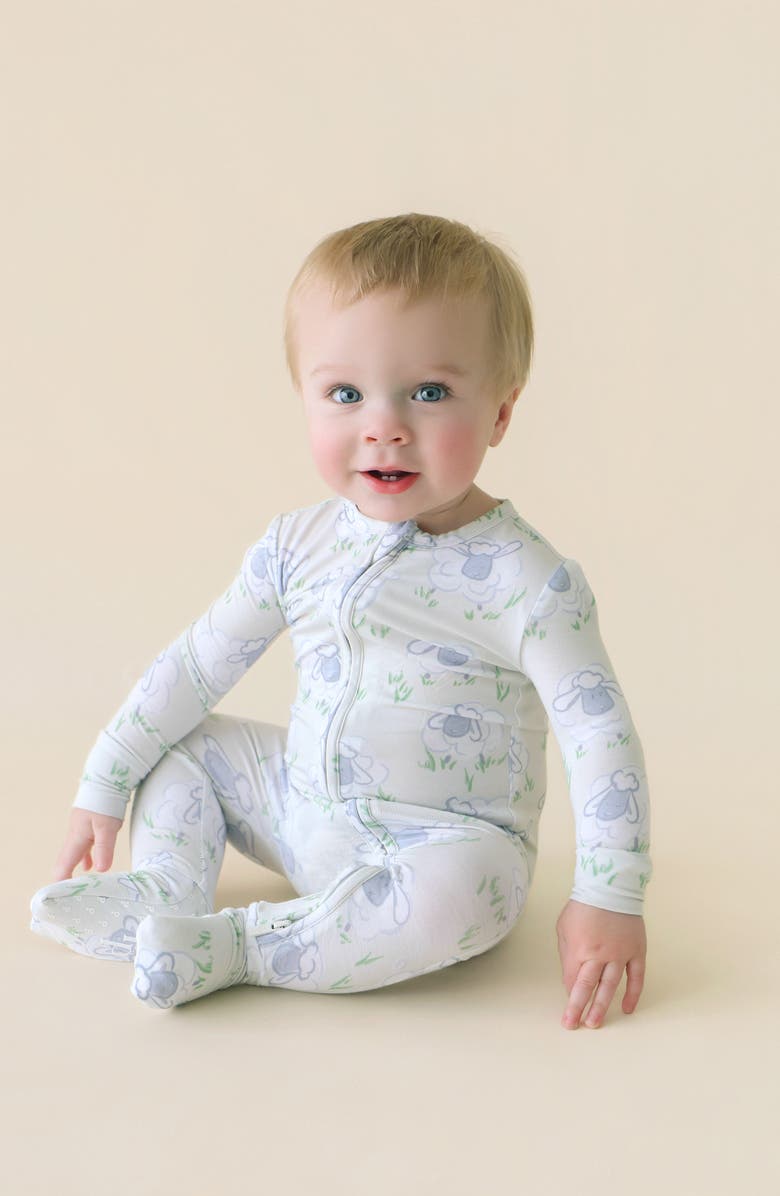 Posh Peanut Paul Convertible Zip Footie, Alternate, color, Green